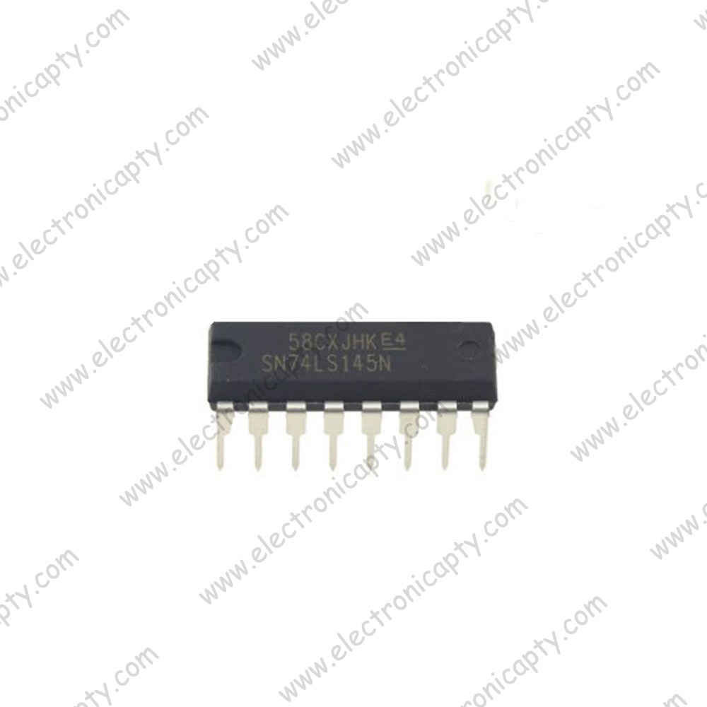 Circuito Integrado 74145 Decodificador Decimal BCD (SN74LS145) DIP-16