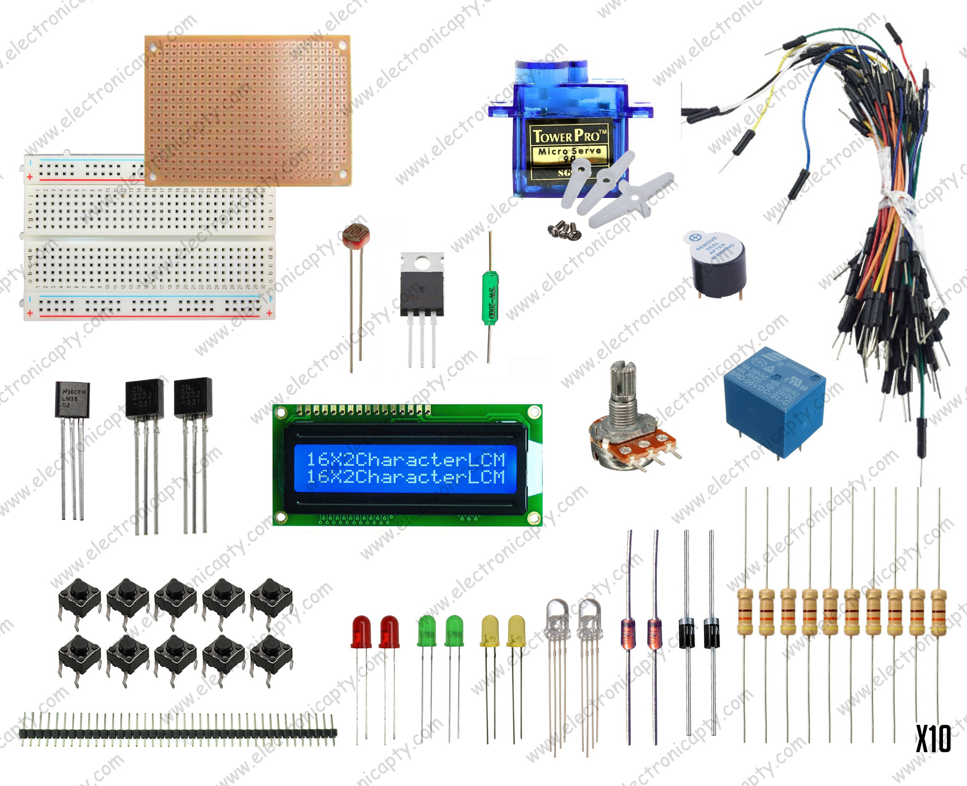 Kit de electrónica básica