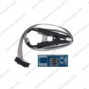 Kit Programador USB para memoria EEPROM CH341A con clip SOP8