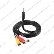 Cable RCA 1 a 3 (Plug 3.5mm a 3 RCA) 1.5M