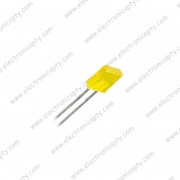 Diodo LED Rectangular Amarillo 5x1x8mm
