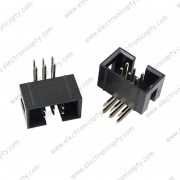 Conector Pin Socket doble Vertical 6 Pin (2x3) para Soldar en Placa